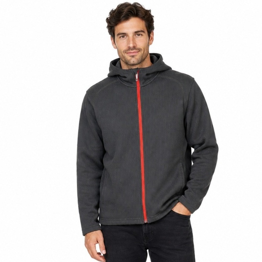 Spyder Core Sweater Mens Medium Grey Full Zip Hooded Jacket US Ski Team | M